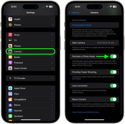 iPhone 15:拍摄后如何将照片变成肖像