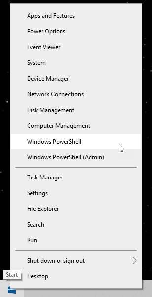 将终端添加到 Windows 10 快速链接 (WinX) 右键单击开始菜单