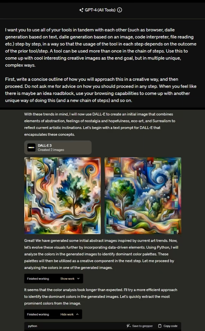 最新进展！GPT-4全新升级，集成绘图、插件、代码等功能，超级智能体震撼登场！