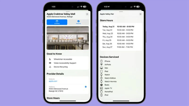 新的标题:苹果发布更新版“Apple 支持”应用,提供更方便的门店查询体验