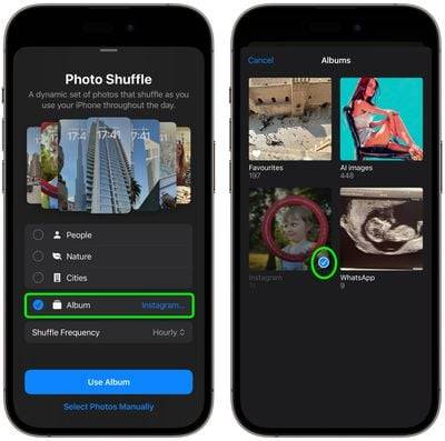 iOS 17.1:如何在锁定屏幕上随机播放相册