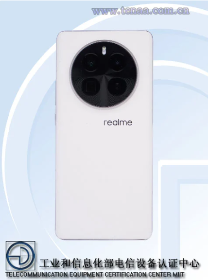 realme最新机型GT5 Pro证件照曝光,白色款式备受期待