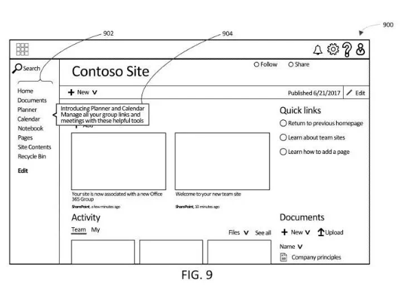 微软专利揭示全新功能推送系统,为Microsoft Teams和Microsoft 365用户带来个性化体验