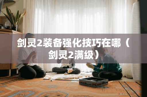 剑灵2装备强化技巧在哪（剑灵2满级）