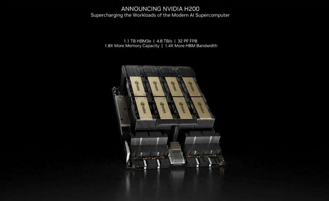 最强AI芯片英伟达H200,Llama2-70B推理提速90%,2024年二季度发货