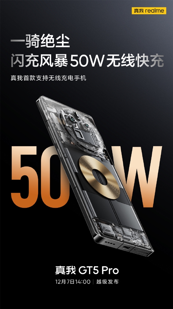 曲屏设计领先行业,真我GT5 Pro突破极窄下巴挑战