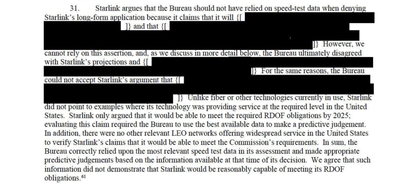 FCC 拒绝 SpaceX 9 亿美元补贴申请,原因是星舰试飞失败