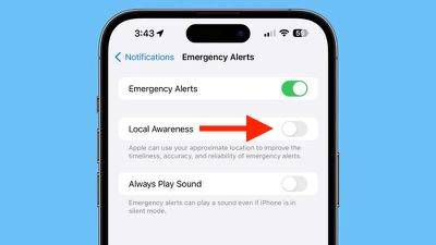 iOS 17.2：如何提高紧急警报的可靠性