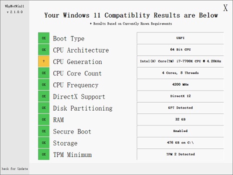 i77700不能升级win11解决方法