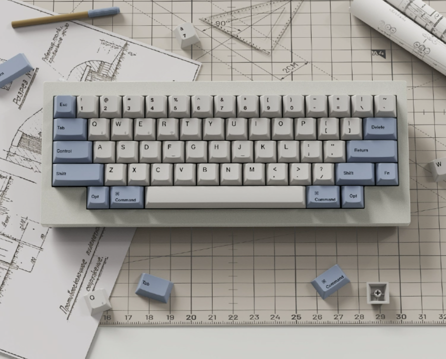 Keychron Q60 MAX 三模客制化机械键盘上架，铝合金复古设计