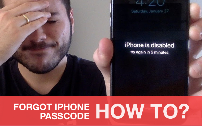 如果您忘记了iPhone密码该怎么办