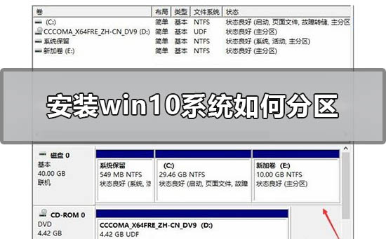 如何正确分区安装win10系统