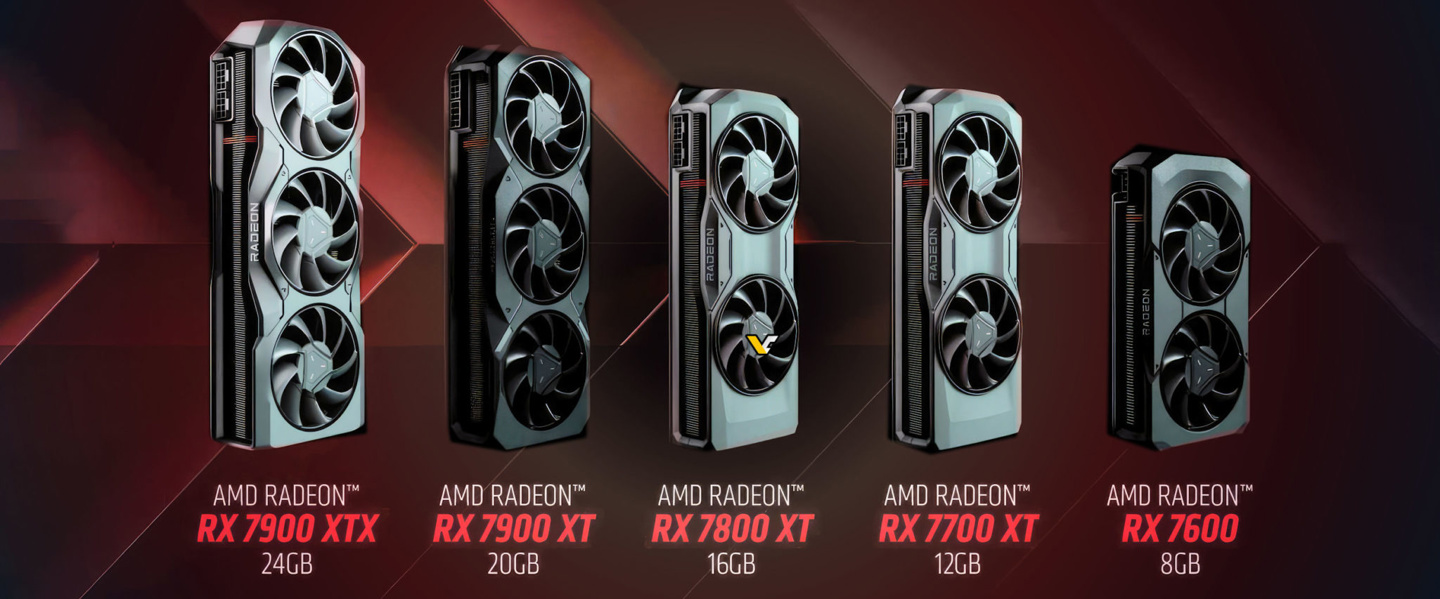 厂商注册新款 AMD 显卡:包含 RX 7600 XT、7700、7800