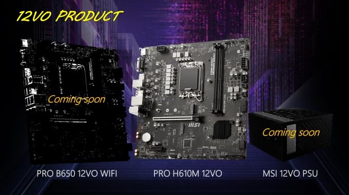 微星计划明年发布符合英特尔ATX12VO规范的AMD B650主板和电源设备