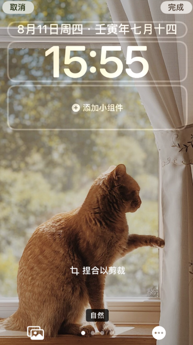 iOS 16新功能使用技巧:轻松剪裁锁屏墙纸