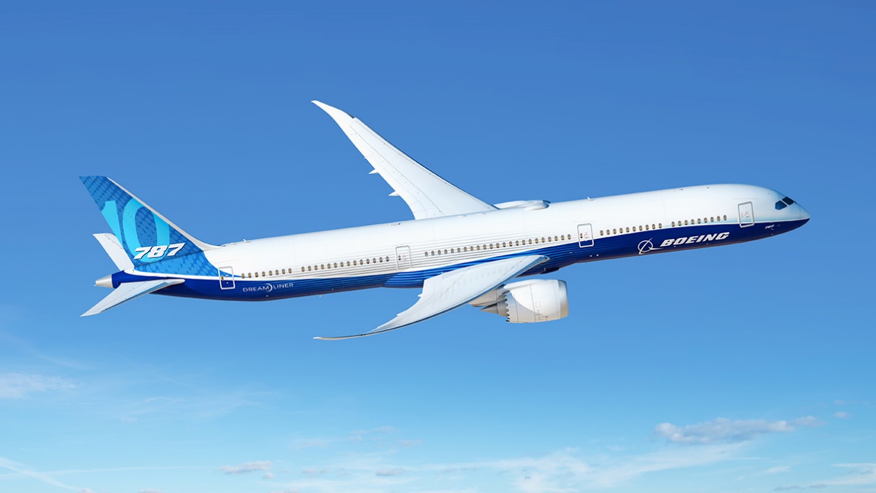 波音证实向中国直接交付 787 梦想客机，为 2019 年 11 月以来首次