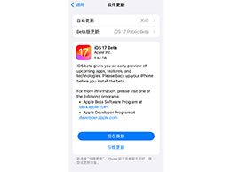 iOS 17/iPadOS 17 公测版的升级方法及教程