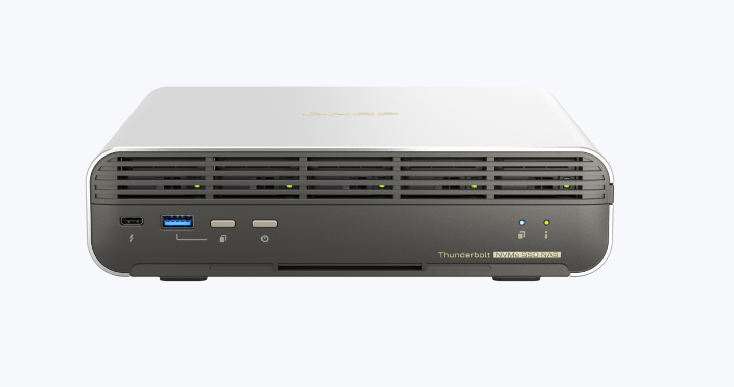 威联通TBS-h574TX全闪存NAS新品发布：搭载13代i5和5个SSD插槽，售价13880元