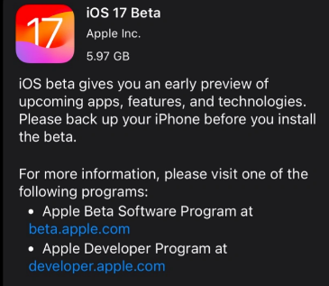 升级到iOS 17公测版：iOS 17/iPadOS 17首次公测版发布后的升级指南