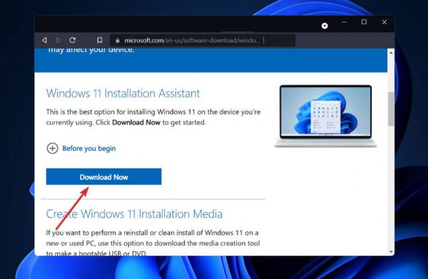 获取Windows 11的步骤和安装助手信息