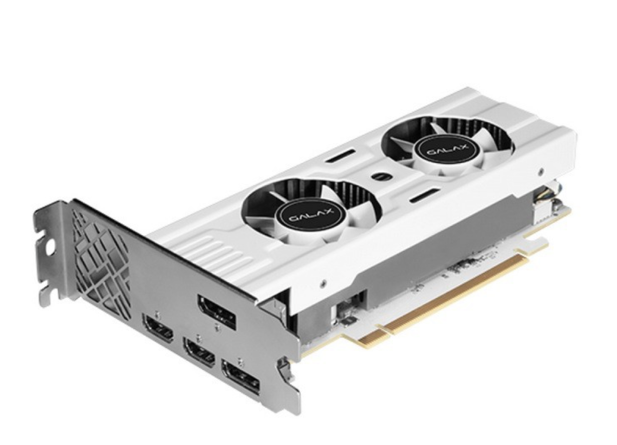 影驰发布全新 GALAX RTX 3050 6GB LP White 显卡：纯白电路板、双 4cm 风扇