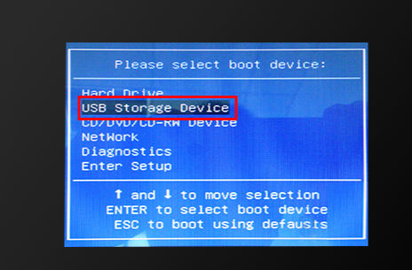 HP只能通过USB重装操作系统
