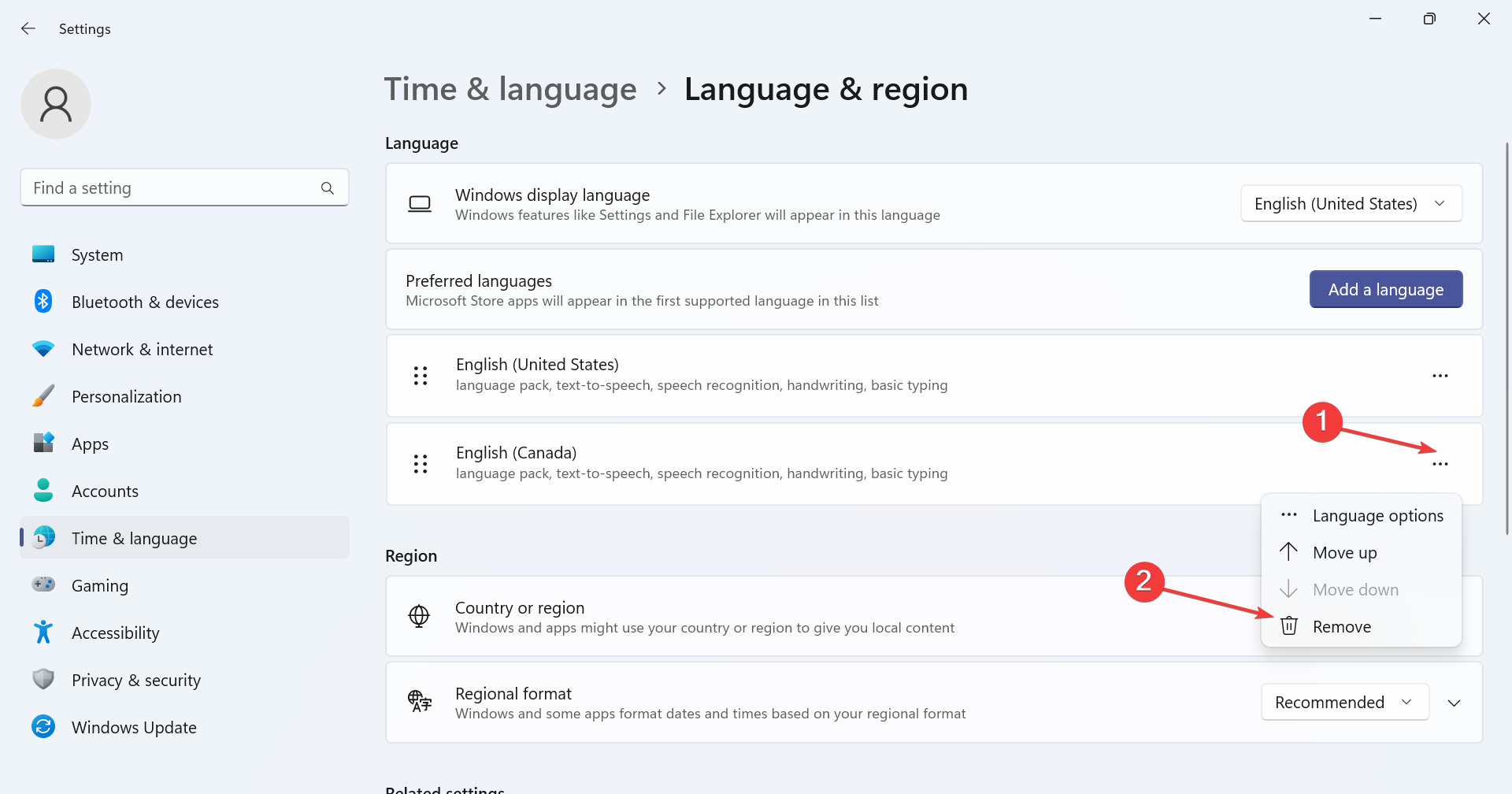 Win11怎么删除不需要的显示语言?Win11删除多余语言包教程
