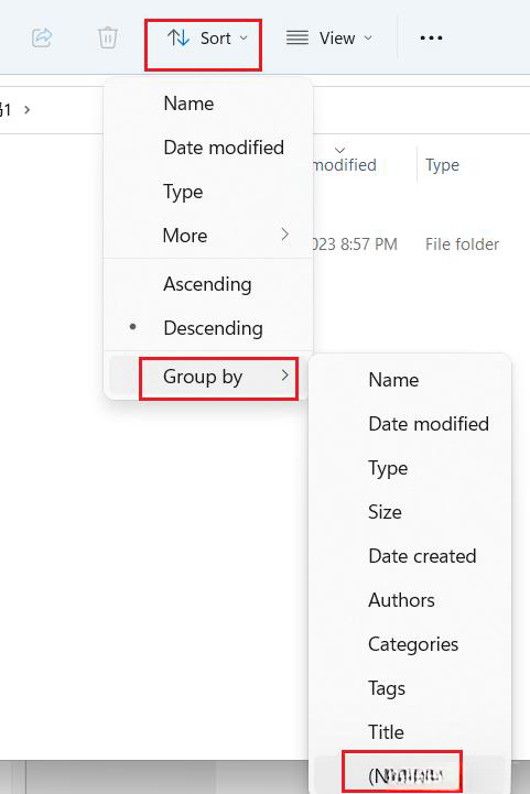 win11 23h2怎么取消文件夹分组?win11 23h2取消文件夹分组方法