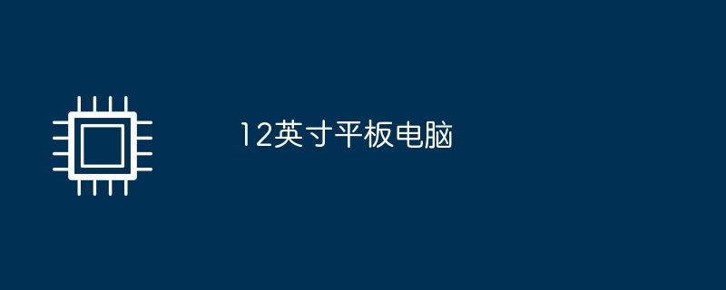12英寸平板电脑