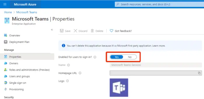 修复AADSTS7000112,应用程序被禁用Microsoft帐户登录错误
