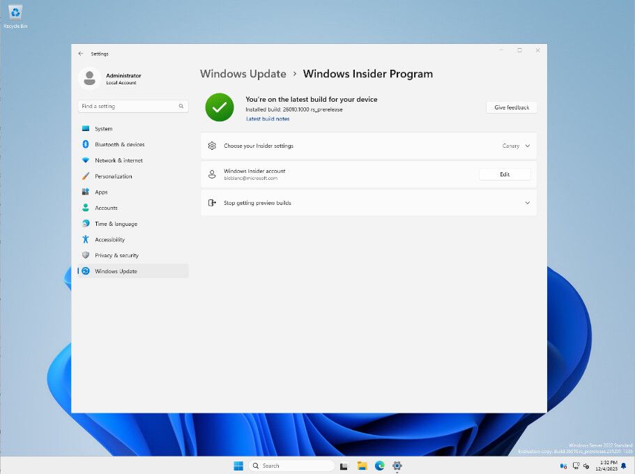 Windows Server 26063 预览版更新发布：新增壁纸、引入 WinGet 命令
