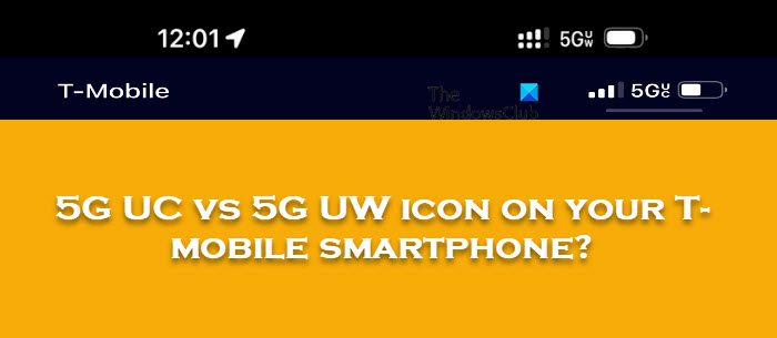 T-mobile智能手机上5G UC和5G UW图标的意义解析