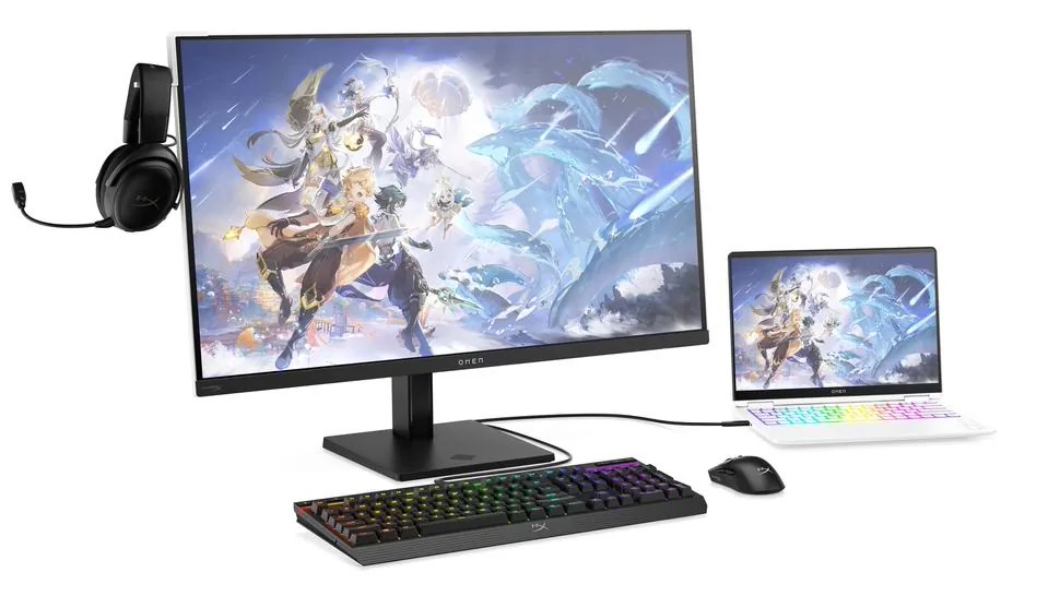 惠普明确 Omen Transcend 32 显示器 DP2.1 规格：UHBR10，40Gbps 带宽