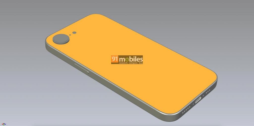 iPhone SE 4 渲染图曝光,刘海屏首次登陆!直角边框与 iPhone14 相似