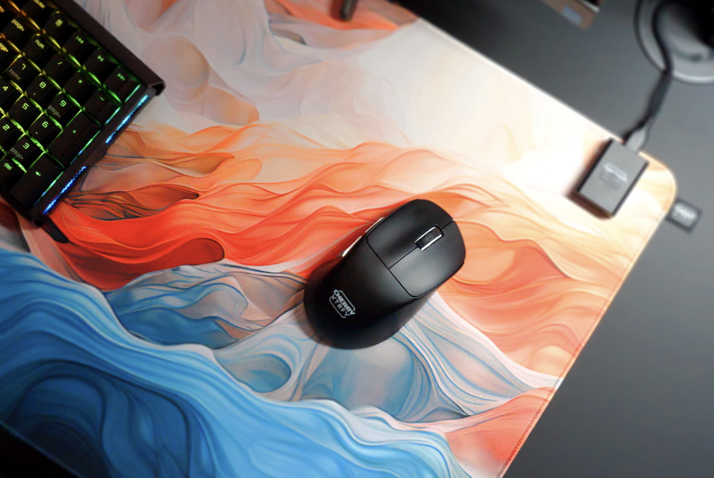 CHERRY M64 PRO 8K 游戏鼠标发布：轻盈55克、长达90小时续航，售价999元
