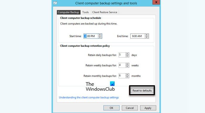 操作指南：Windows服务器备份的安装、卸载和重置