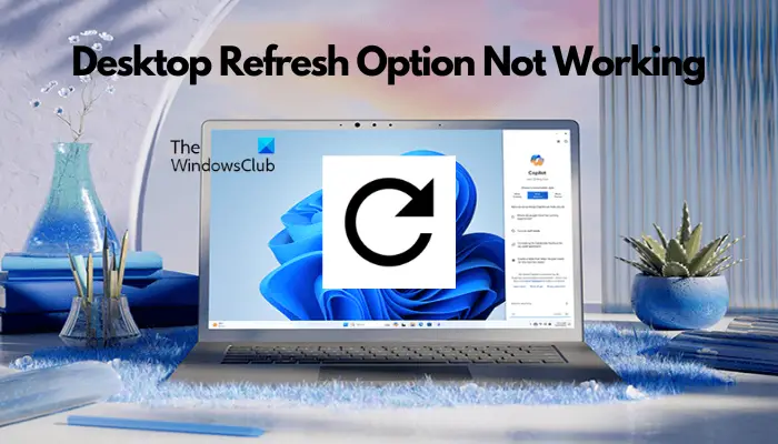 Windows 11中的桌面刷新选项失效