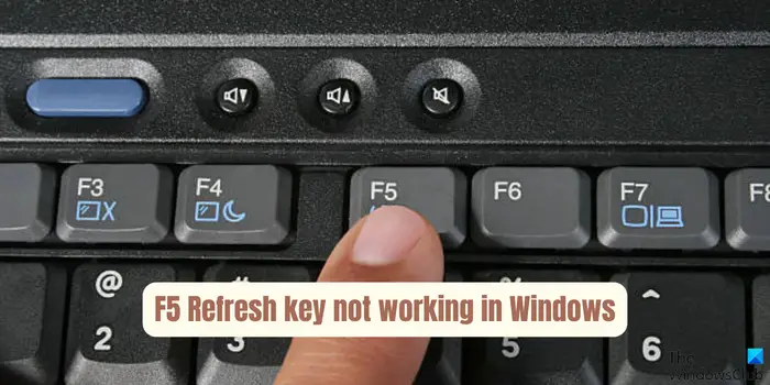 无法使用F5键刷新密钥在Windows 11上