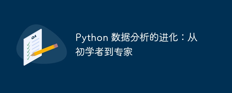 Python 数据分析的进化:从初学者到专家