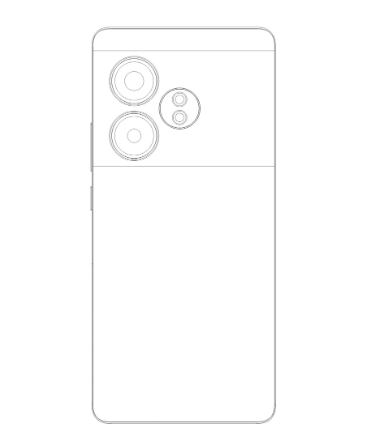 真我GT Neo6 SE线稿图曝光,横向矩阵镜头与轻薄手感引期待