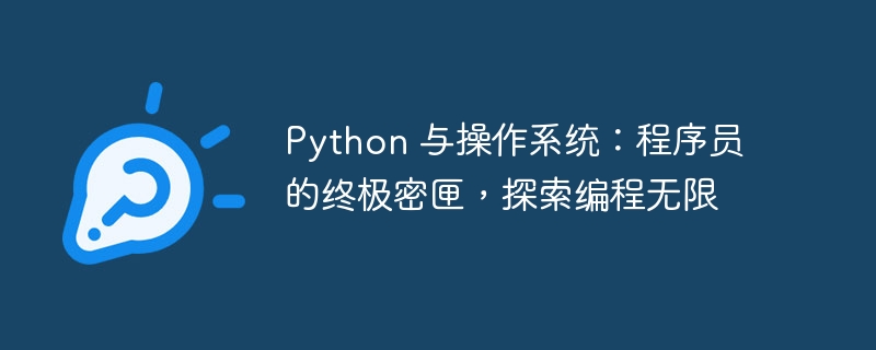 Python 与操作系统:程序员的终极密匣,探索编程无限
