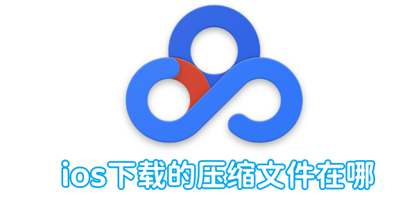 在iOS设备上下载的压缩文件在哪里找到？