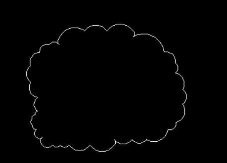 AutoCAD2007如何画云朵图案-AutoCAD2007画云朵图案的方法