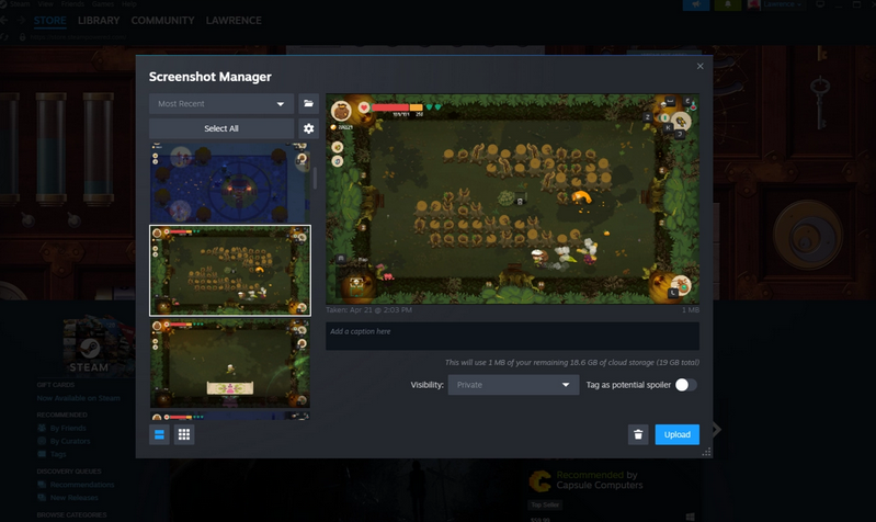 Steam桌面客户端测试版更新：新增全新笔记应用，可在游戏中固定窗口