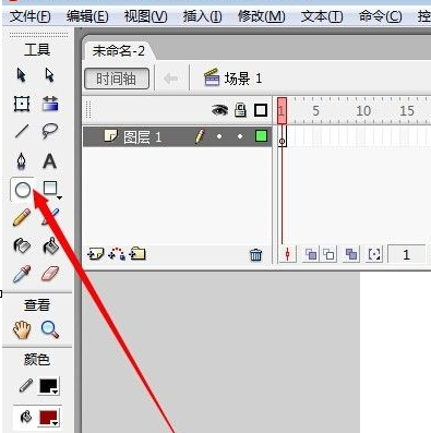 如何用Macromedia Flash 8制作滚动的圆