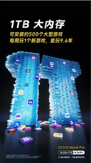 iQOO Neo8 Pro:安卓阵营性能最强机型搭载天玑9200+芯片