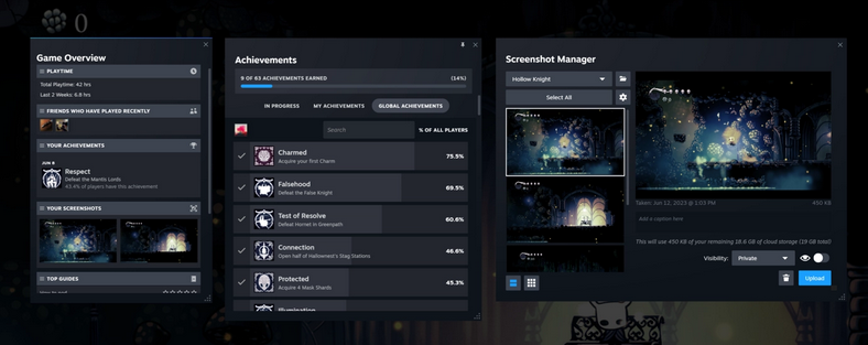 Steam桌面客户端测试版更新：新增笔记、在游戏中固定窗口功能