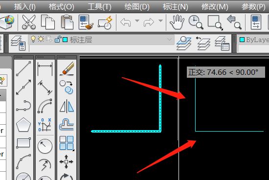 十字路口cad平面图怎么画