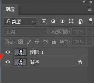 ps给纯色人物背景调色方法