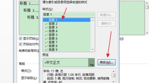 Word怎么清除指定级别目录项的双删除线 Word教程